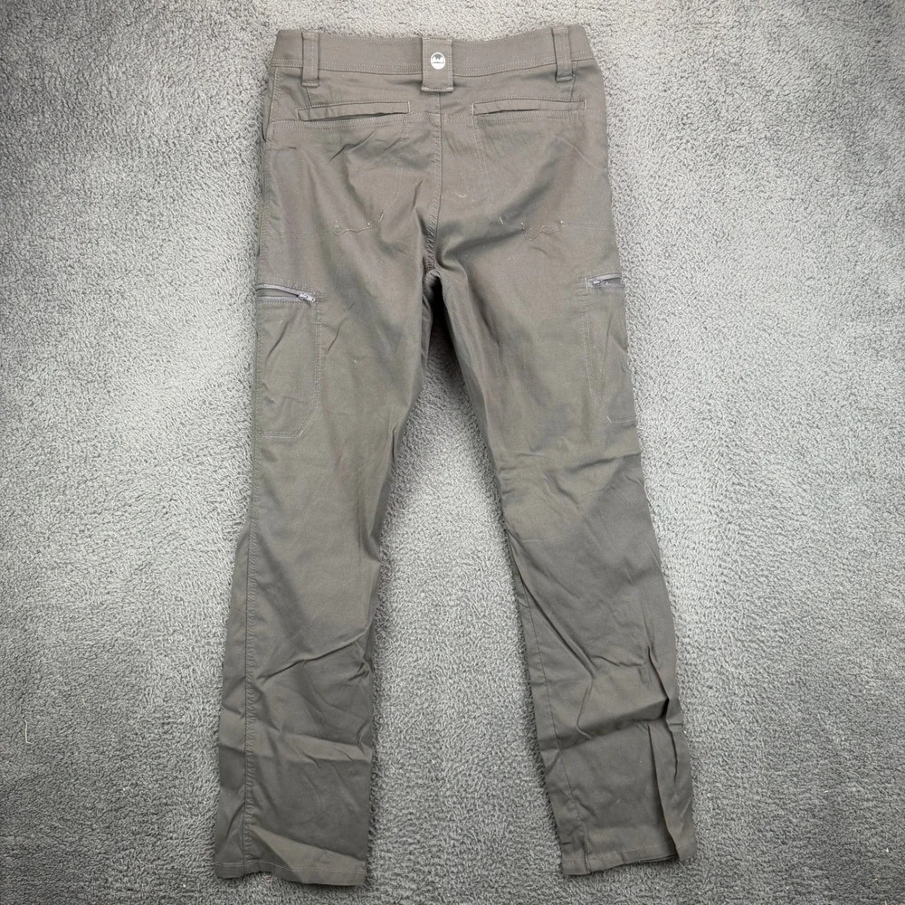Wrangler ATG Mens 32x32 Gray Synthetic Utility Outdoor Hiking Cargo Pants